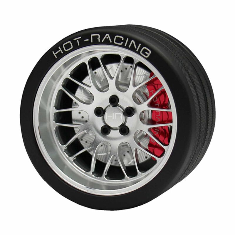 Aluminum 10-Y BBS Steering Wheel, FlySky NB4 Transmitter, Silver