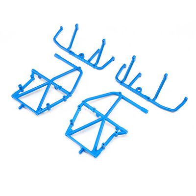 Side Cage and Lower Bar, Blue: LMT Side Cage and Lower Bar, Blue: LMT