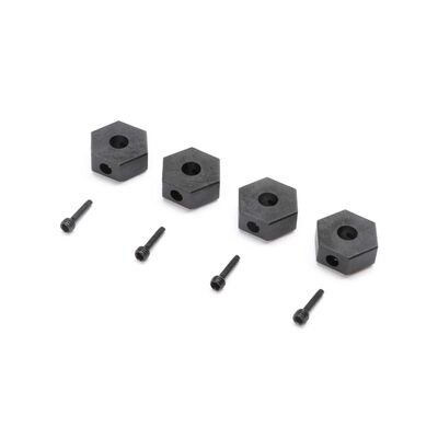12mm Wheel Hex and Screwpin (4): Mini LMT 12mm Wheel Hex and Screwpin (4): Mini LMT