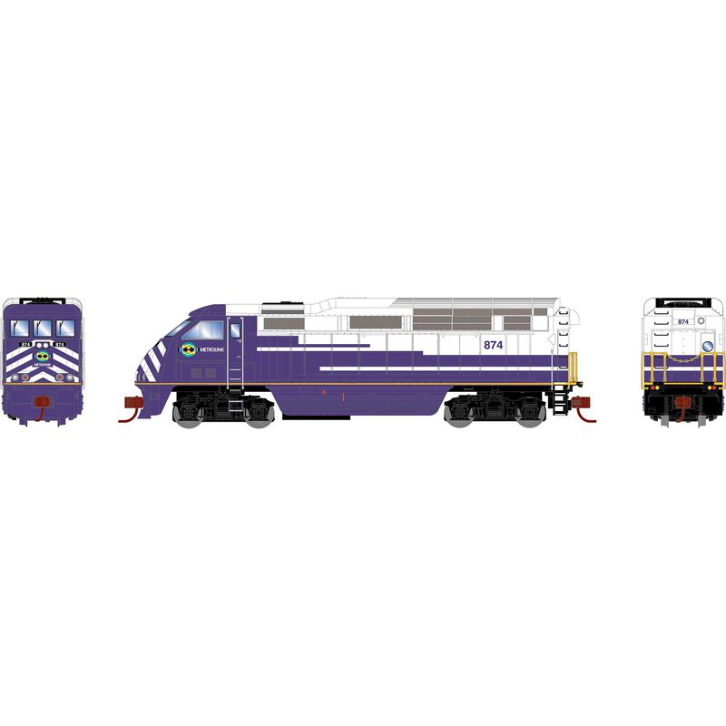 N F59PHI Locomotive with DCC & Sound, LL SCAX #874