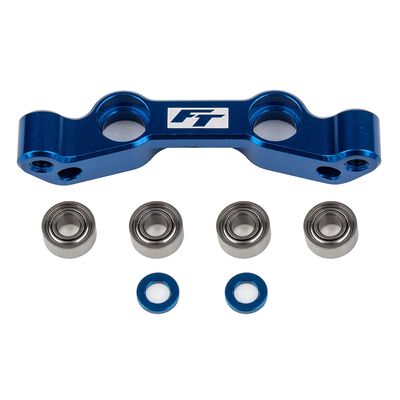 RC10B6.4 FT Aluminum Steering Rack, Blue RC10B6.4 FT Aluminum Steering Rack, Blue