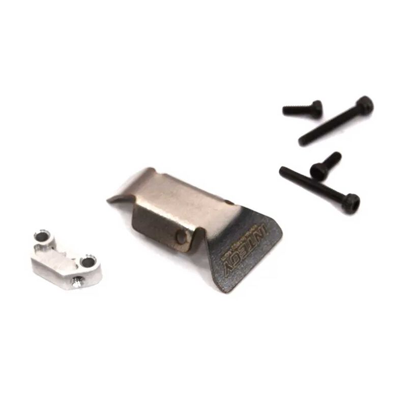 Alloy Machined F/R Skid Plate w/ Mount for Axial 1/24 SCX24
