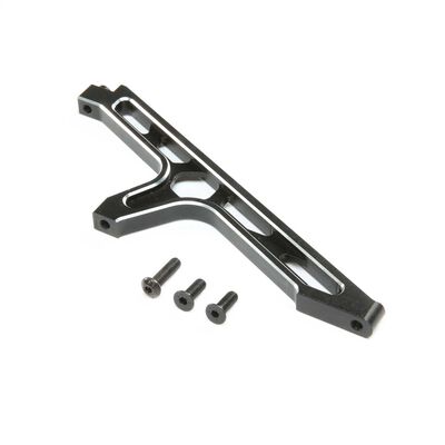 Chassis Brace Front, Aluminum Black: DBXL-E 2.0 Chassis Brace Front, Aluminum Black: DBXL-E 2.0