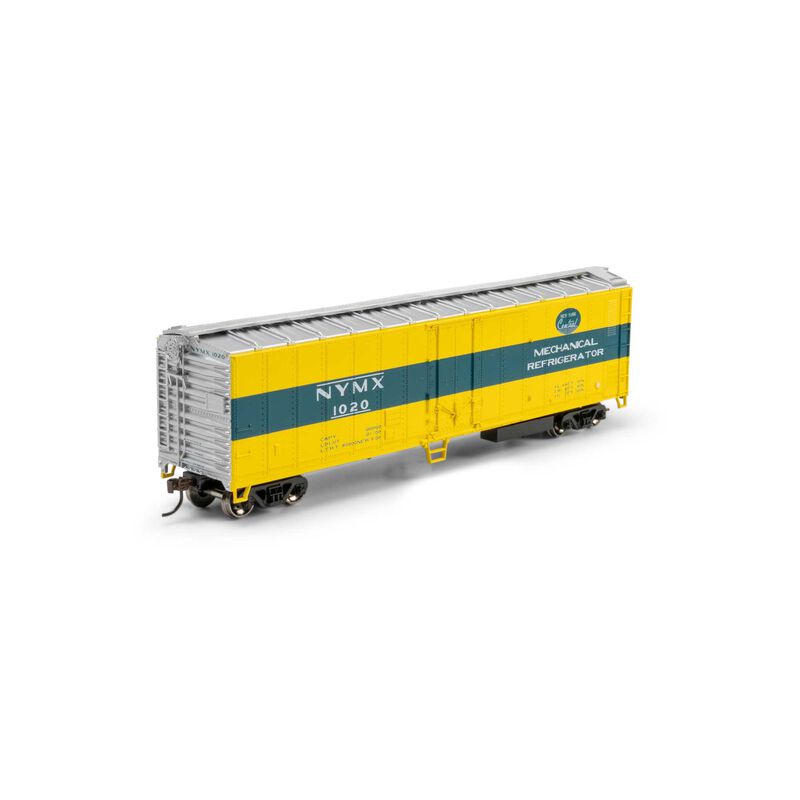 Roundhouse HO 50' Smooth Side Mechanical Reefer, NYMX #1020 Roundhouse HO 50' Smooth Side Mechanical Reefer, NYMX #1020
