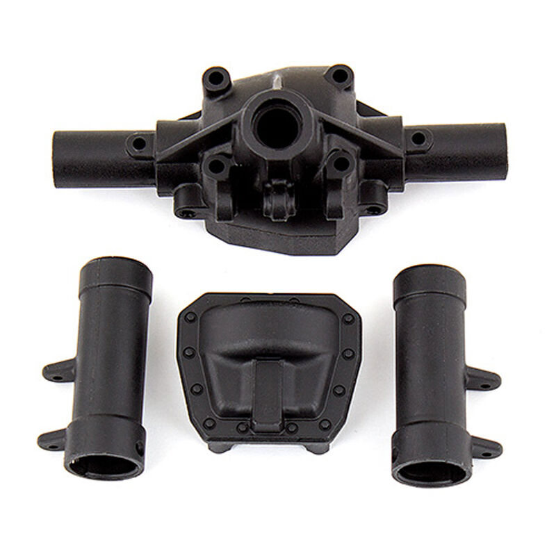 Rear Axle Housing and Hubs, 1/12 Team Associated CR12