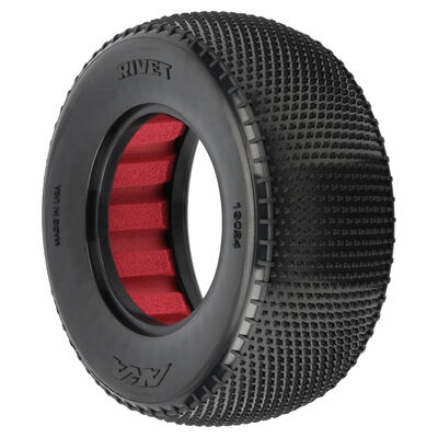 1/10 Rivet Med Carpet F/R 2.2"/3.0" Carpet Short Course Tires (2) 1/10 Rivet Med Carpet F/R 2.2"/3.0" Carpet Short Course Tires (2)