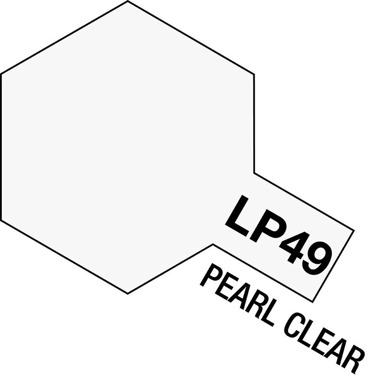 Lacquer Paint, LP-49 Pearl Clear, 10 mL