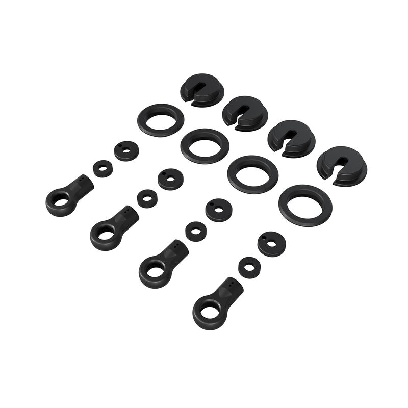 ARRMA Shock Parts Set Composite Type F: GROM ARRMA Shock Parts Set Composite Type F: GROM