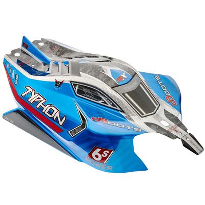 1/8 Painted Body with Decals, Blue: TYPHON 6S BLX 1/8 Painted Body with Decals, Blue: TYPHON 6S BLX