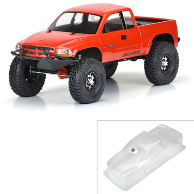1/10 1997 Dodge Dakota Clear Body 12.3" (313mm) Wheelbase Crawlers 1/10 1997 Dodge Dakota Clear Body 12.3" (313mm) Wheelbase Crawlers