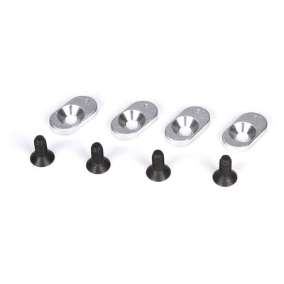 Engine Mount Inserts & Screws, 18.5/58 (4): 5IVE-T, MINI WRC Engine Mount Inserts & Screws, 18.5/58 (4): 5IVE-T, MINI WRC