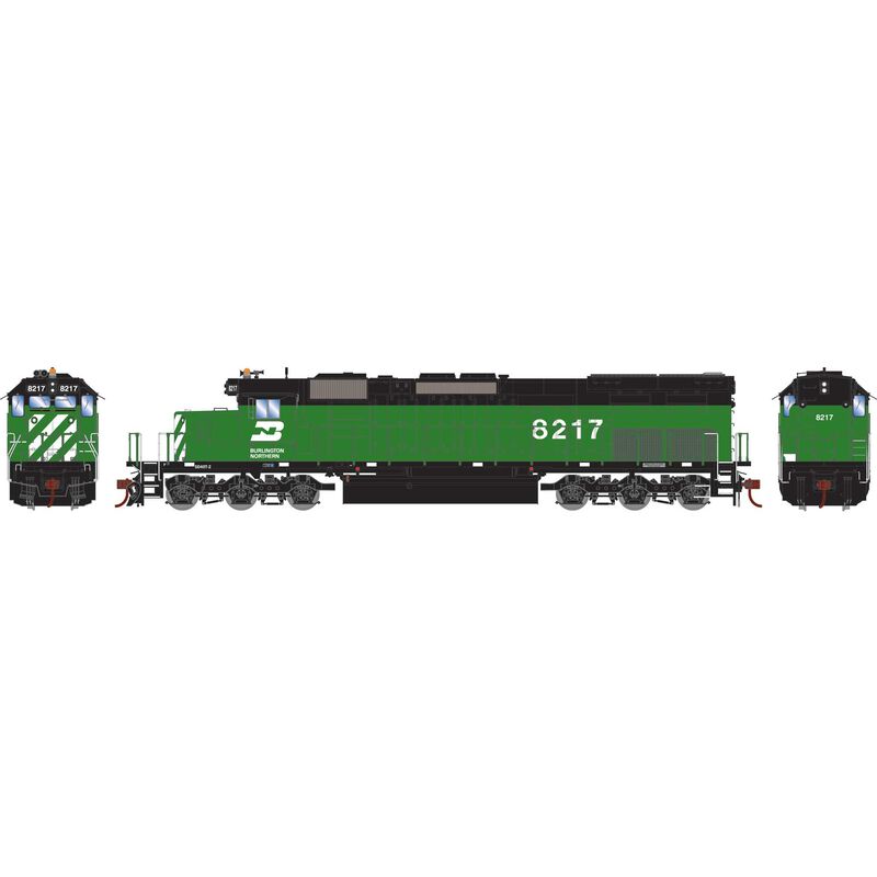 HO SD40T-2 Locomotive with DCC & Sound, LL BN #8217