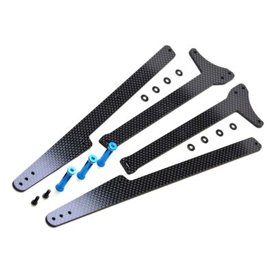 RC Wheelie Bar Set, 12" Carbon Alloy, Adjustable: Team Associated DR10 RC Wheelie Bar Set, 12" Carbon Alloy, Adjustable: Team Associated DR10