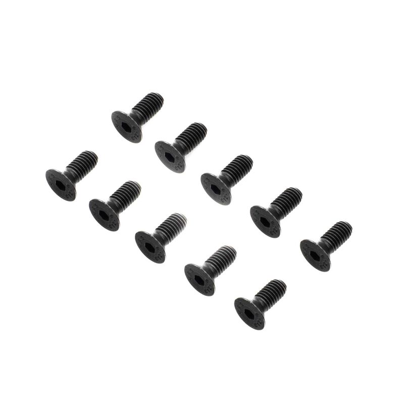 Flat Head Screws, M5 x 12mm STL (10)