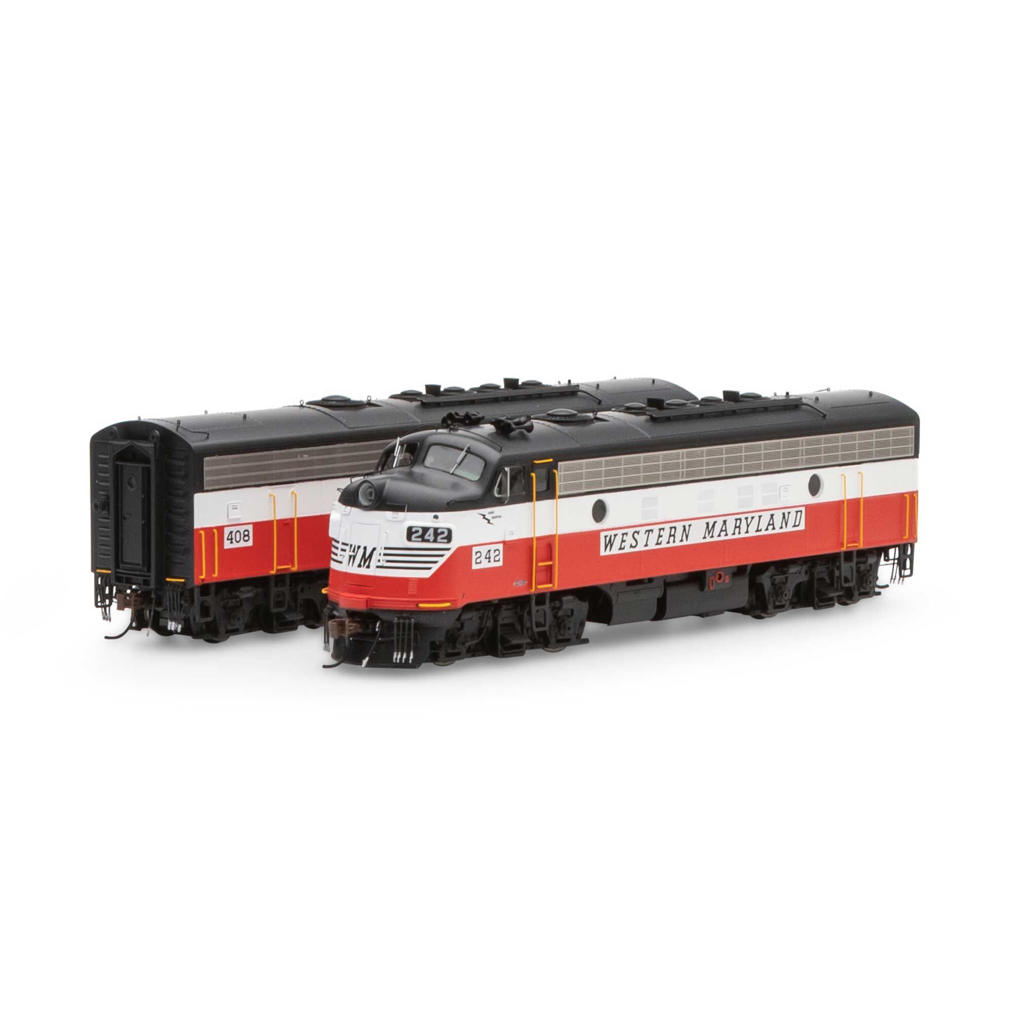 Athearn Athearn HO F7 A/B with DCC & Sound, WM #242/#408 | Horizon