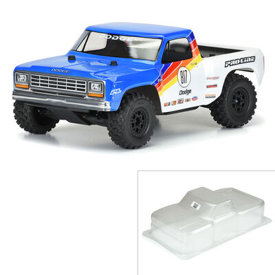 1/10 1984 Dodge Ram 1500 Race Truck Clear Body: Short Course 1/10 1984 Dodge Ram 1500 Race Truck Clear Body: Short Course