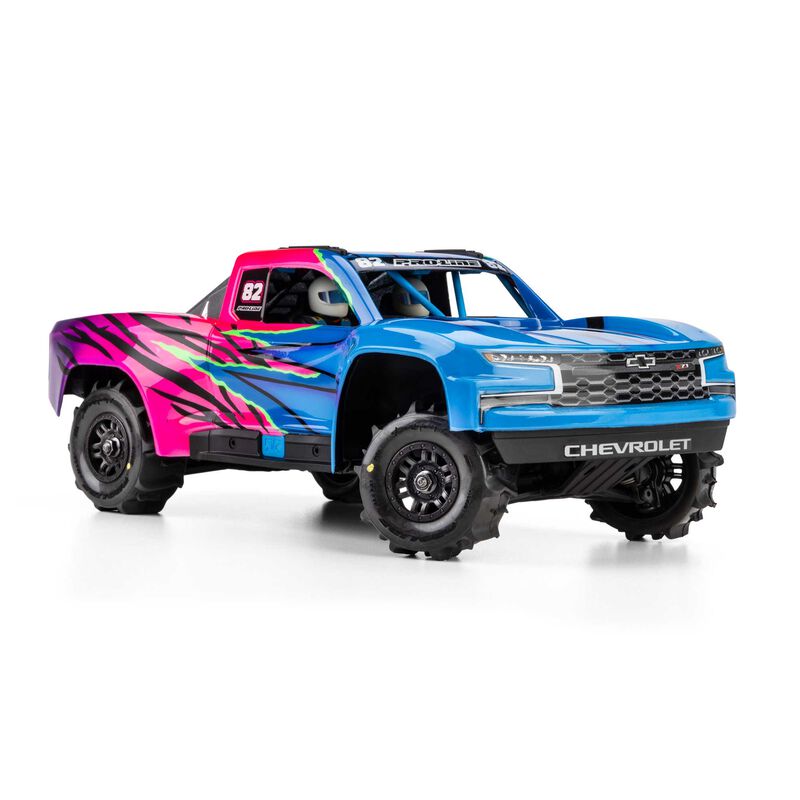 Pro-Line Racing 1/16 Dumont Front/Rear Paddle Tires Mounted 12mm Black Split Six (4): ARRMA MOJAVE GROM