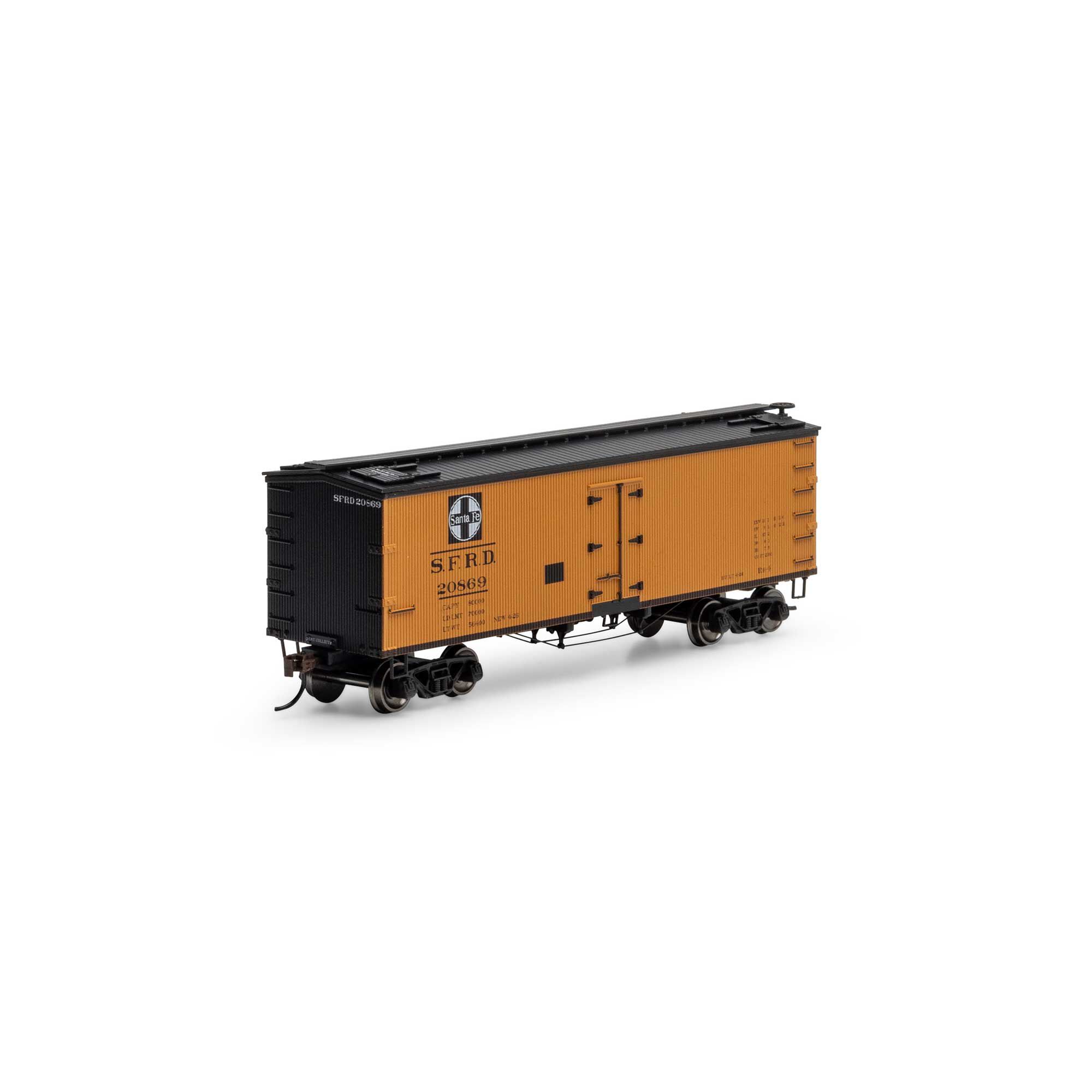 Roundhouse Roundhouse HO 36' Wood Reefer, SFRD #20869 | Horizon Hobby