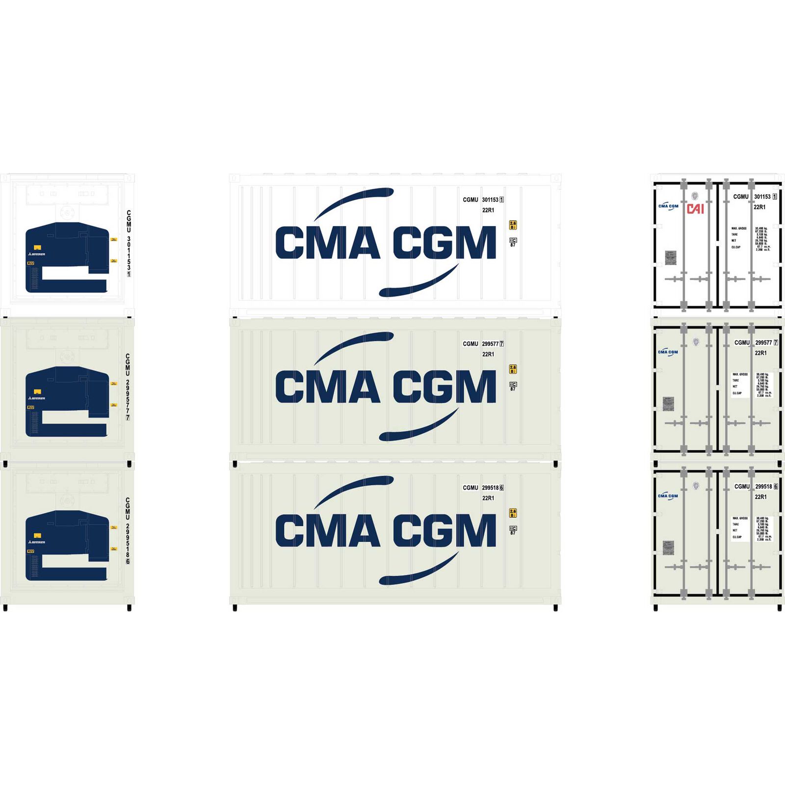 N 20' Reefer Container CMA CGM (3)