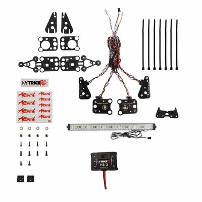 HB-2 Off-Road Light Kit, 1/10 Traxxas TRX-4 Land Rover Defender HB-2 Off-Road Light Kit, 1/10 Traxxas TRX-4 Land Rover Defender