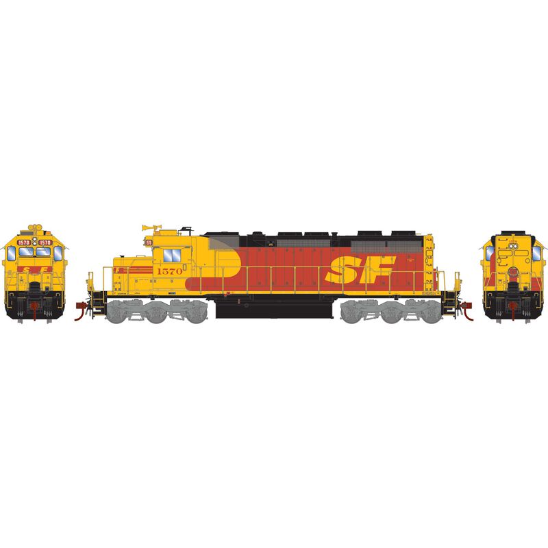 HO EMD SD39 Locomotive, ATSF #1570
