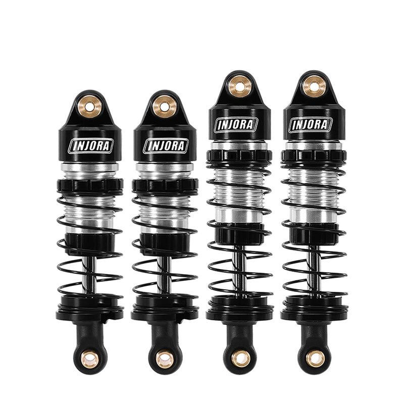 INJORA Aluminum Front & Rear Oil Shock Set, 1/24 Losi Micro-B/T