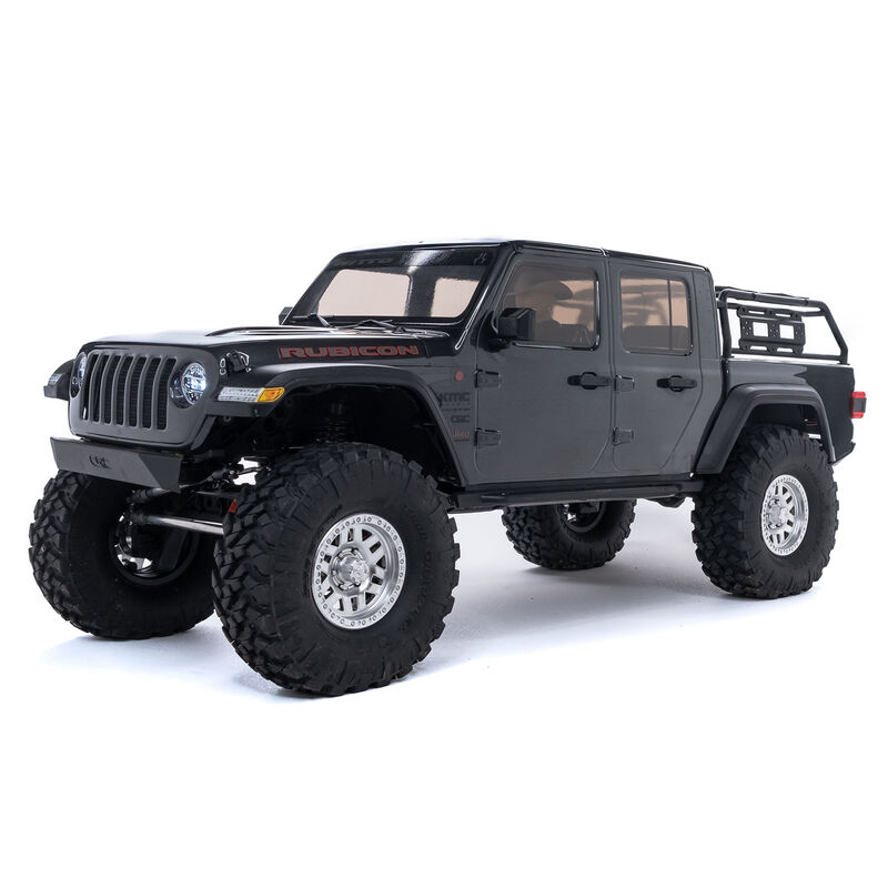 Axial 1 10 Scx10 Iii Jeep Jt Gladiator Rock Crawler With Portals Rtr Gray Horizon Hobby