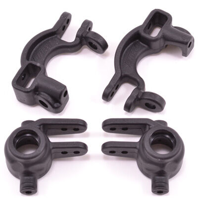 Caster & Steering Blocks Black: Slash 4X4, ST 4X4 (2) Caster & Steering Blocks Black: Slash 4X4, ST 4X4 (2)