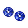 Finnisher Aluminum Wing Buttons, Blue: B6, B6.2, B6.3