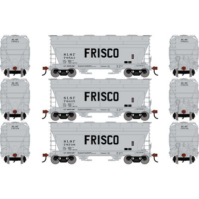 HO ATH ACF 2970 Covered Hopper, SLSF #78563/78605/78708 (3) HO ATH ACF 2970 Covered Hopper, SLSF #78563/78605/78708 (3)