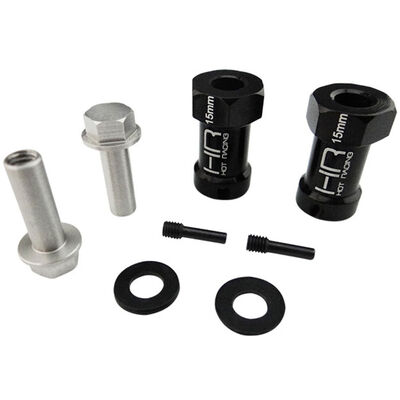15mm Wheel Hub Extensions 12mm Hex (2): Axial Wraith 15mm Wheel Hub Extensions 12mm Hex (2): Axial Wraith