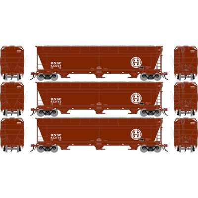 HO GEN ACF 4600 Covered Hopper, BNSF #423081/423142/423145 (3) HO GEN ACF 4600 Covered Hopper, BNSF #423081/423142/423145 (3)