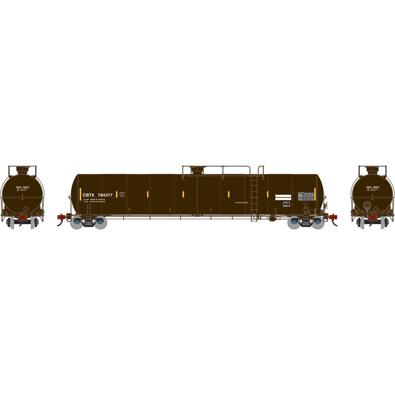 HO UTC 33K LPG Tank Car- Late, CBTX #784377 HO UTC 33K LPG Tank Car- Late, CBTX #784377