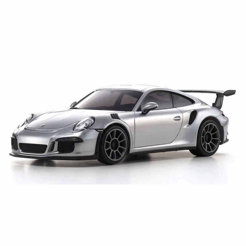 1/28 Porsche 911 GT3 RS Mini-Z RWD RTR, Metallic Silver