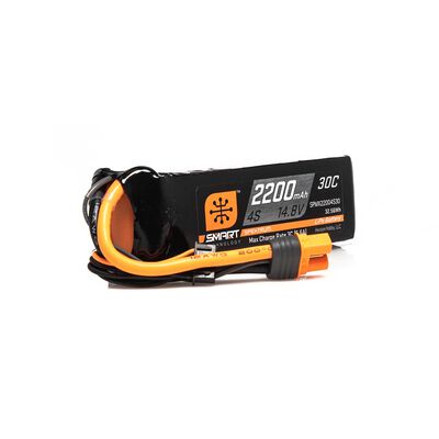 14.8V 2200mAh 4S 30C Smart LiPo Battery: IC3 14.8V 2200mAh 4S 30C Smart LiPo Battery: IC3