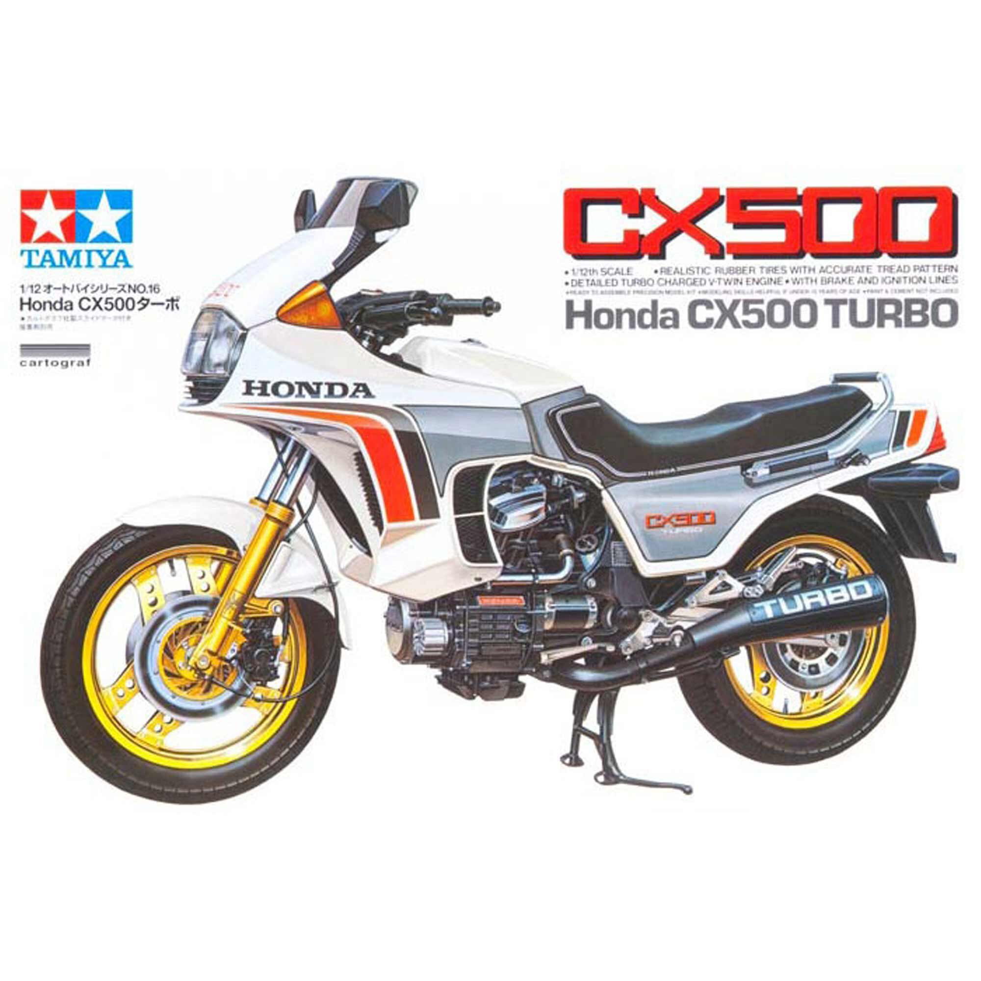 オートバイ・バイク TAMIYA 1/12 HONDA CX500 TURBO Tamiya 1/12 Honda Cx500 Turbo | Horizon Hobby