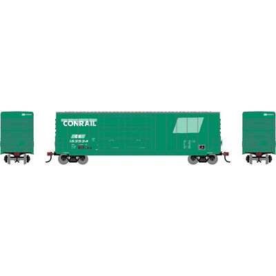 HO RND 50' High-Cube Smooth Side Box Car, CR #153534 HO RND 50' High-Cube Smooth Side Box Car, CR #153534
