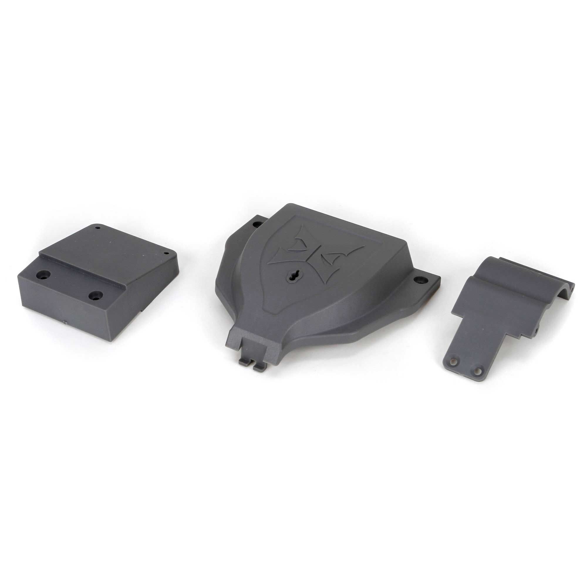 Set Montanti Carrozzeria ECX Per Ruckus E Torment 1:10 2WD – Anteriore E Posteriore, In Metallo, ECX2010