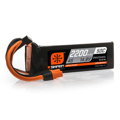 14.8V 2200mAh 4S 50C Smart LiPo Battery: IC3 14.8V 2200mAh 4S 50C Smart LiPo Battery: IC3