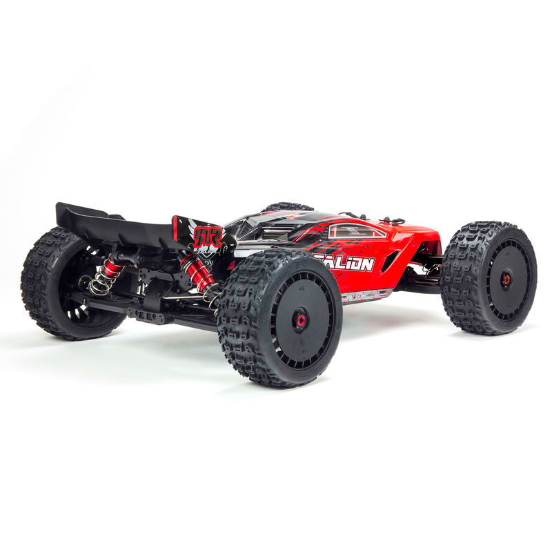 1/8 TALION 6S BLX 4WD Brushless Sport Performance Truggy with Spektrum RTR, Red/Black