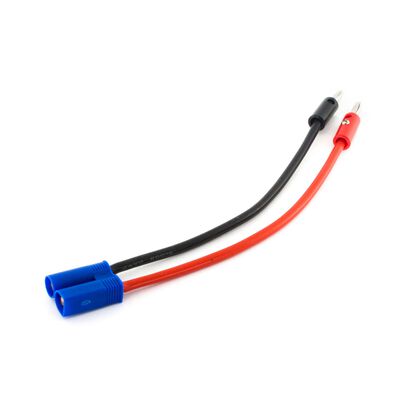 Charge Lead: EC5 Device with 6" Wire & Jacks, 12 AWG Charge Lead: EC5 Device with 6" Wire & Jacks, 12 AWG