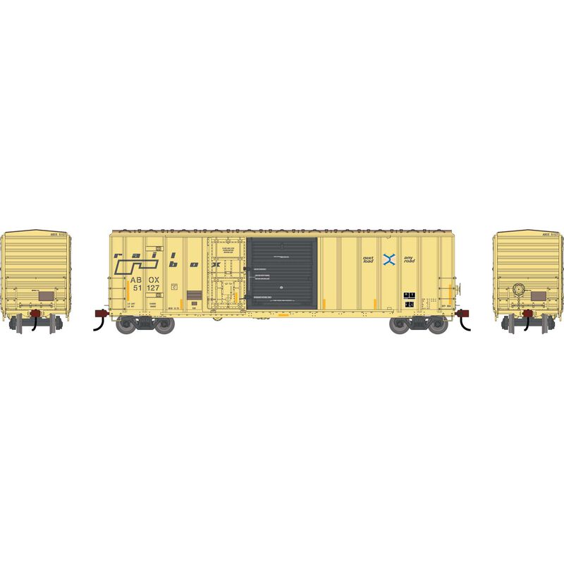 Athearn HO ATH 50' FMC 5277 Combo Door Box Car, Primed For Grime ABOX 'Late' #51127