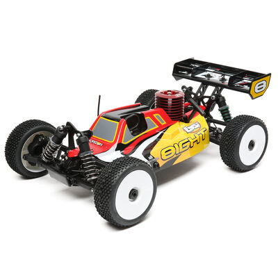 1/8 8IGHT 4WD Buggy Nitro RTR, Red/Yellow 1/8 8IGHT 4WD Buggy Nitro RTR, Red/Yellow