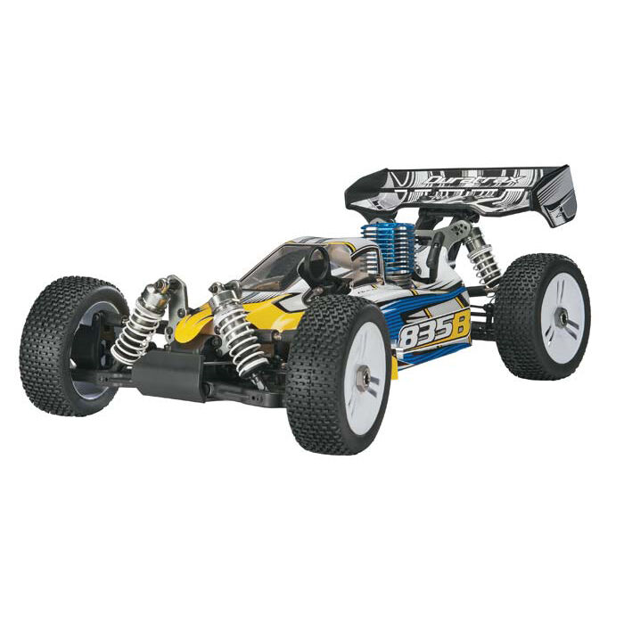 Duratrax 1/8 835B Nitro Buggy 4WD RTR Yellow | Horizon Hobby