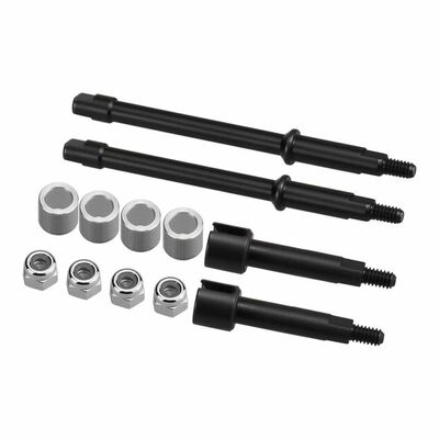 Steel +6mm Stub Axle Set, 1/30 Axial SCX30 Steel +6mm Stub Axle Set, 1/30 Axial SCX30