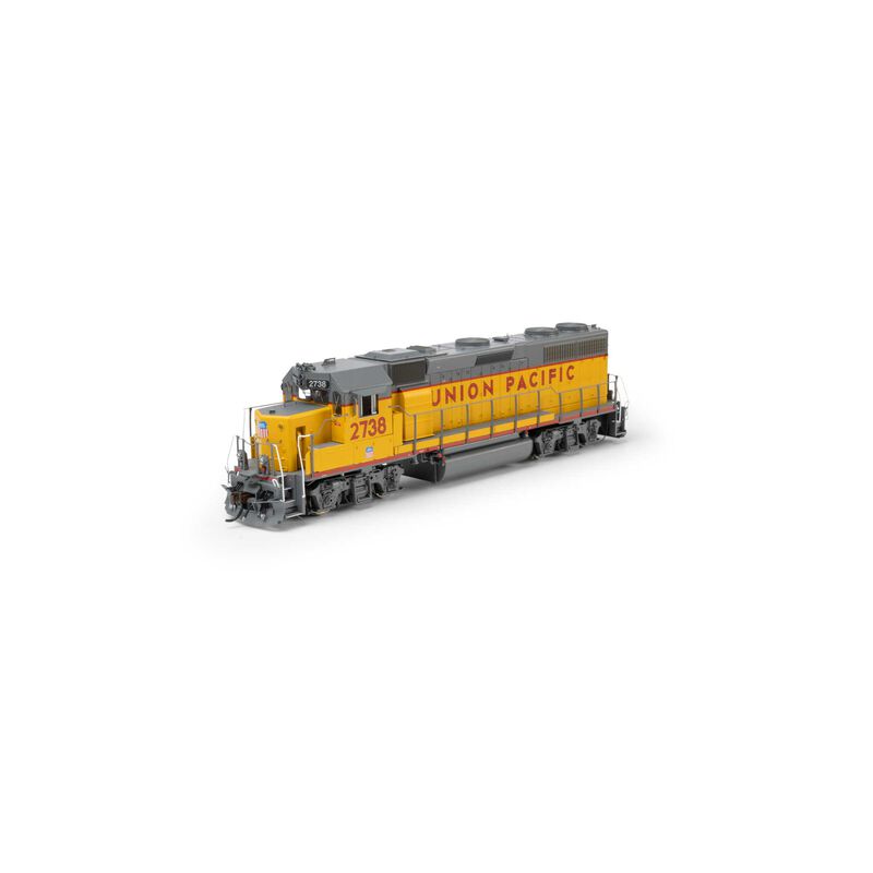 Athearn Genesis HO GEN GP39-2 PH I Locomotive w/DCC & SOUND, UP #2738 Athearn Genesis HO GEN GP39-2 PH I Locomotive w/DCC & SOUND, UP #2738