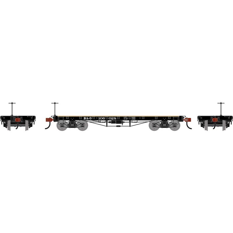 HO ATH 36' Flat Car, BO #106028 HO ATH 36' Flat Car, BO #106028