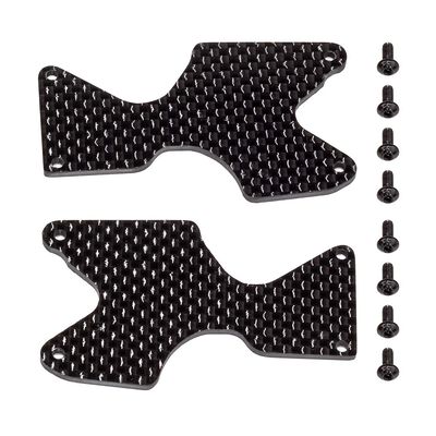 RC8B4.1 FT Carbon Fiber Rear Suspension Arm Inserts RC8B4.1 FT Carbon Fiber Rear Suspension Arm Inserts