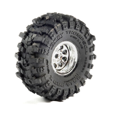 1/30 Baja Pro X Front/Rear Mounted Chrome Beast Tires (4): Axial SCX30 1/30 Mickey Thompson Baja Pro X Front/Rear Mounted Chrome Beast (4) for Axial SCX30