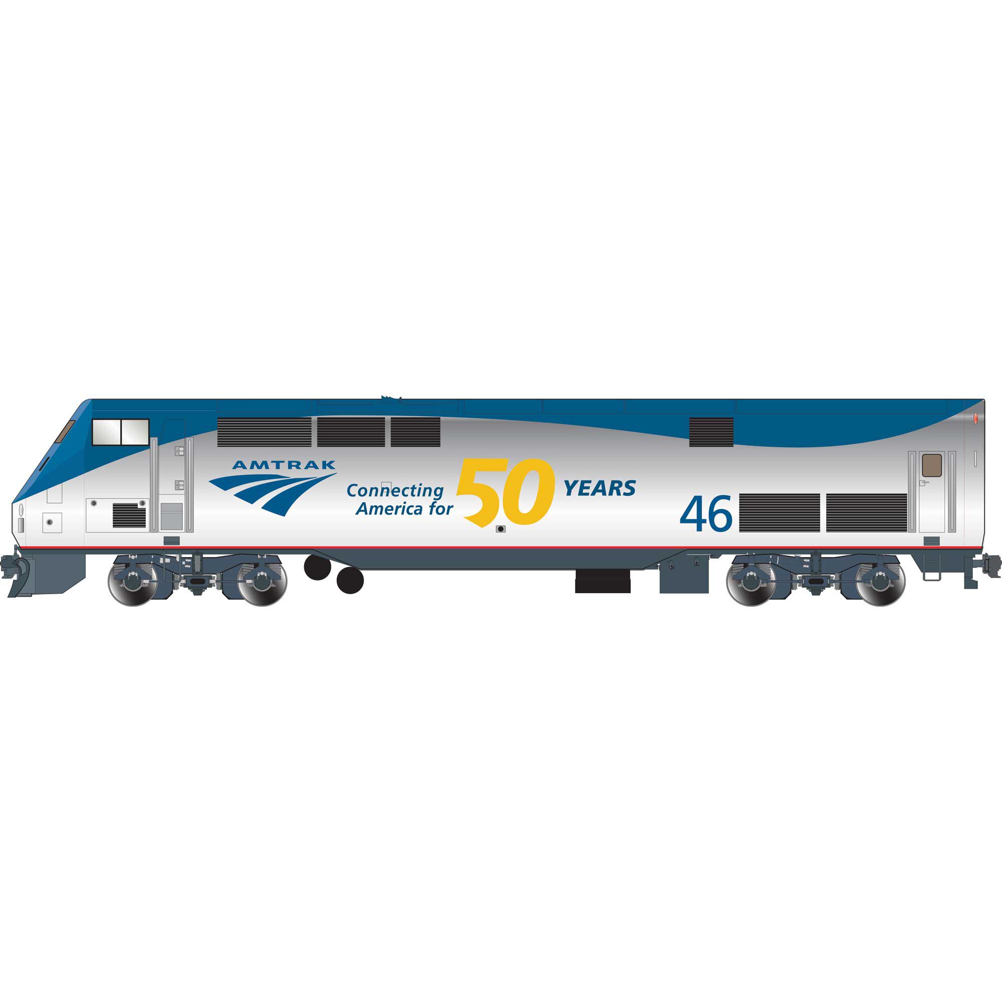 Athearn Athearn HO AMD103/P42, Amtrak/50th Anniversary Phase V #46